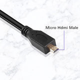Micro Hdmi To Hdmi Panel Flush Mount Cable Standard Hdmi Female To Micro Hdmi