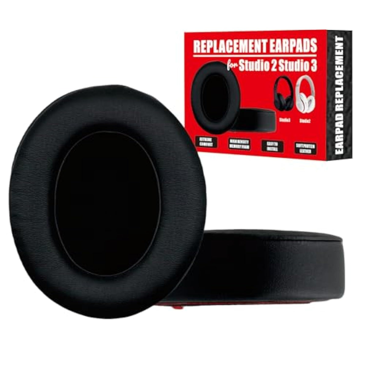 Studio Ear Pads For Beats Studio3 Studio 3 Replacement Ear Pads Studio Ear Pads Replacement For Beats Studio 3 Wireless Ear Cushions Studio 2 Replacement Ear Pads Black