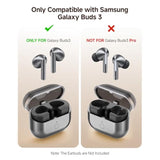 Wireless Charging Case Compatible With Samsung Galaxy Buds 3, Support Wireless And Wired Charging, Replacement Charger Case For Galaxy Buds 3 With Bluetooth Pairing Sync Button (Earbuds Not Included)