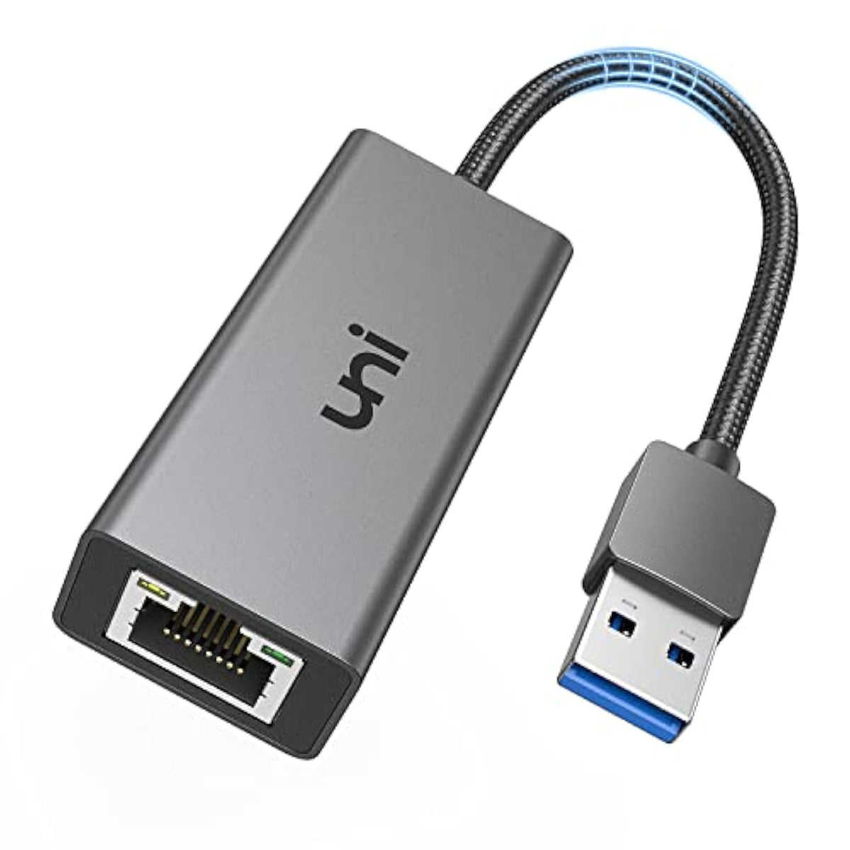 USB 3.0 to Ethernet Adapter for Laptop, uni USB Network Adapter [100/1000 Giga