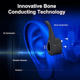 Bone Conduction Headphones, Wireless Bluetooth Bone Conducting Earbuds, Open E