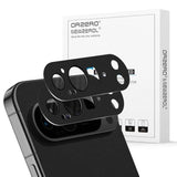 (2 Pack) Camera Lens Protector Compatible For Google Pixel 9 Pro Xl, Protector De Cámera Premium Metal And Glass Precise Camera Cutouts High Definition Anti-Scratch (Black)