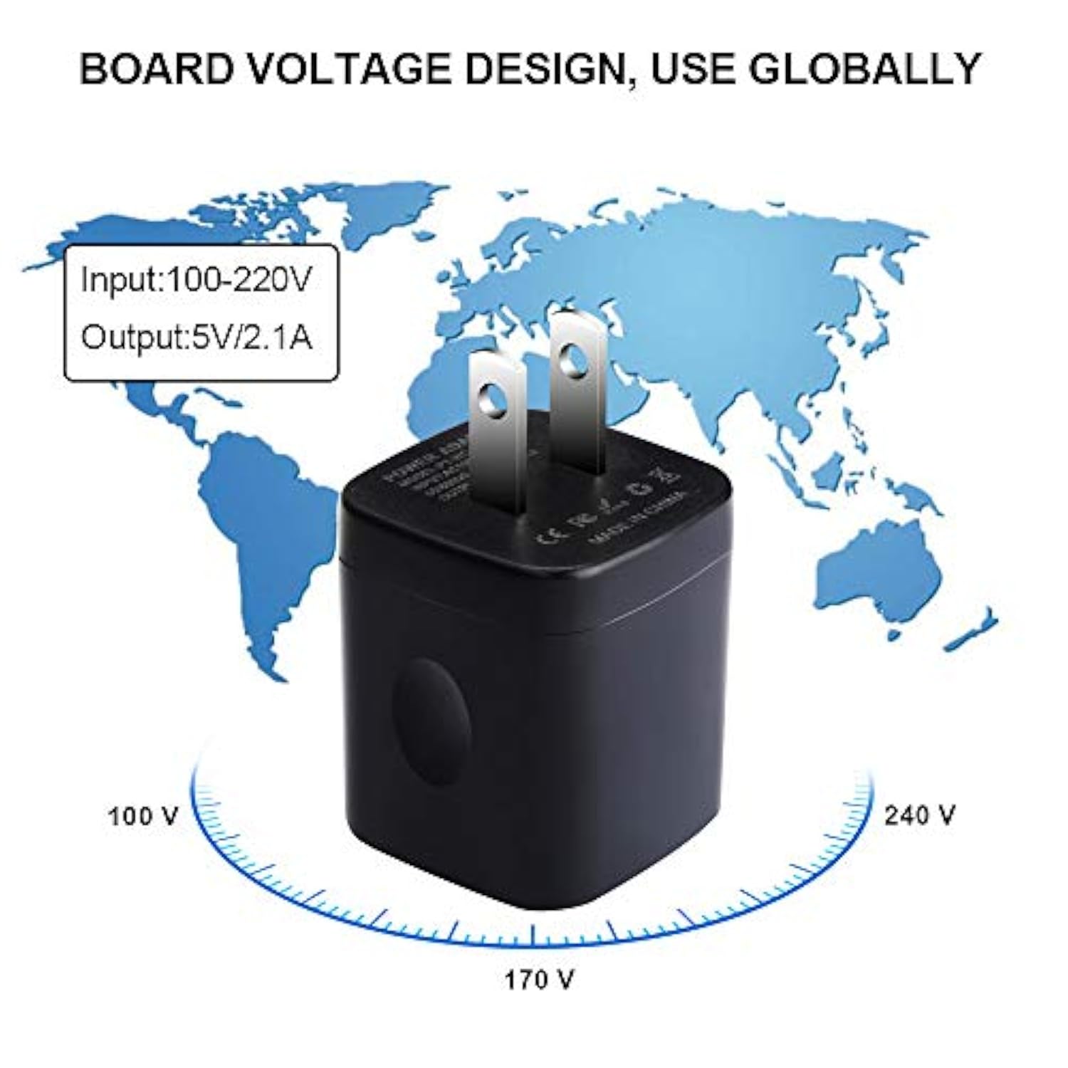 Charger Box, Charging Cube 5 Pack, Dual Usb Wall Charger 5V 2A Power Adapter Charging Block Brick Outlet Plug For Iphone 15 14 13 12 11, Ipad, Samsung Galaxy S25 S24 S23 Fe A53 A15 A13 S22 S21 Fe S20