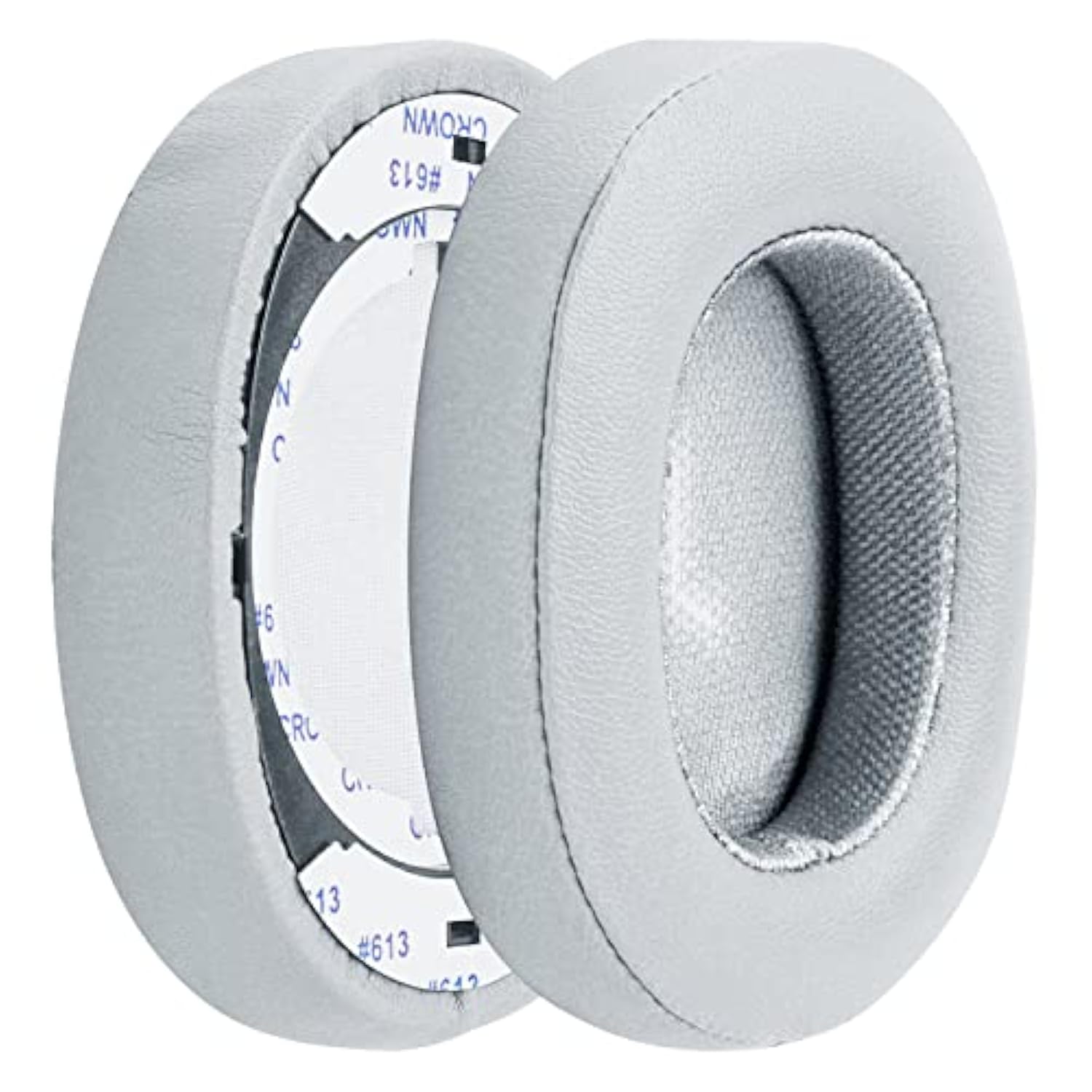 Geekria QuickFit Replacement Ear Pads for JBL E55BT Headphones Ear Cushions, Repair Parts (Grey)