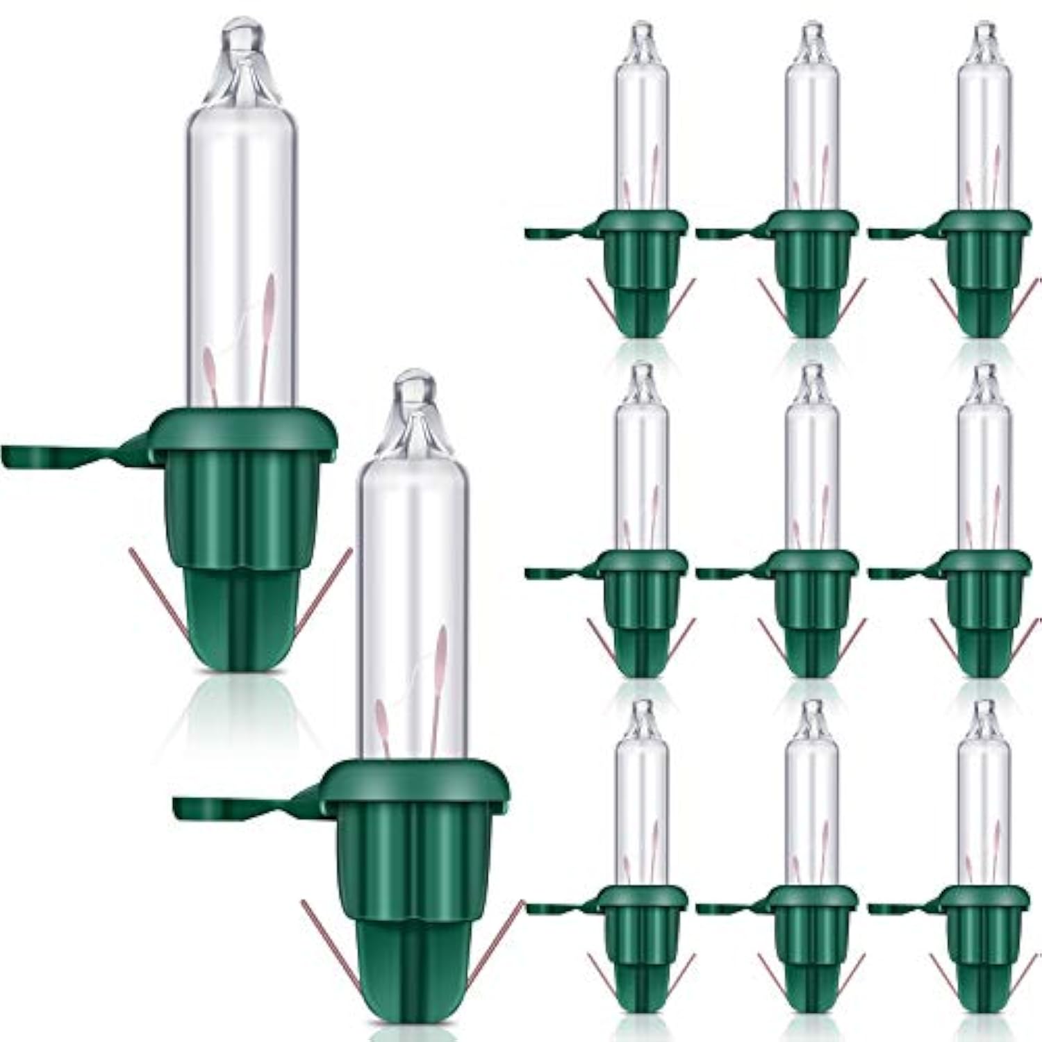 240 Pcs Replacement Christmas Tree Light Bulbs 2.5V 0.425W Led Christmas Incandescent String Light Replacement Bulbs