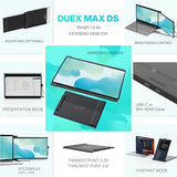 Portable Monitor - [2026 Upgrade] Mobile Pixels Max Ds 14.1'' Laptop Screen Extender, Usb C/Hdmi Plug And Play, 1080P Monitor For 14''-17 '' Laptops, Compatible With Mac/Windows/Android/Switch