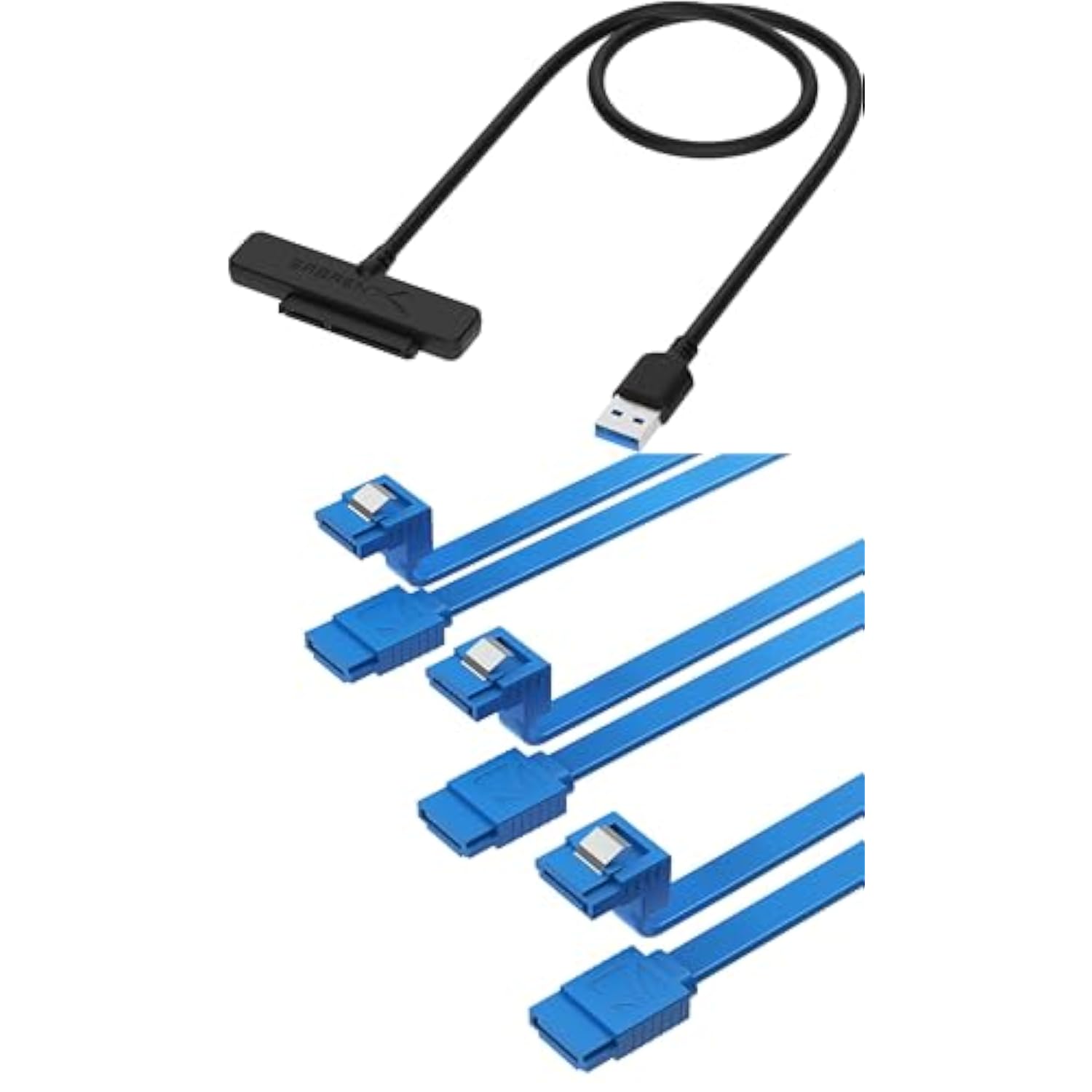 SABRENT USB 3.0 to SSD / 2.5-Inch SATA I/II/IIIHard Drive Adapter + 3 Pack - 2
