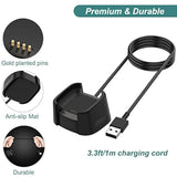 Fitbit Versa Charger Replacement Dock Cable 3.3ft USB Cord
