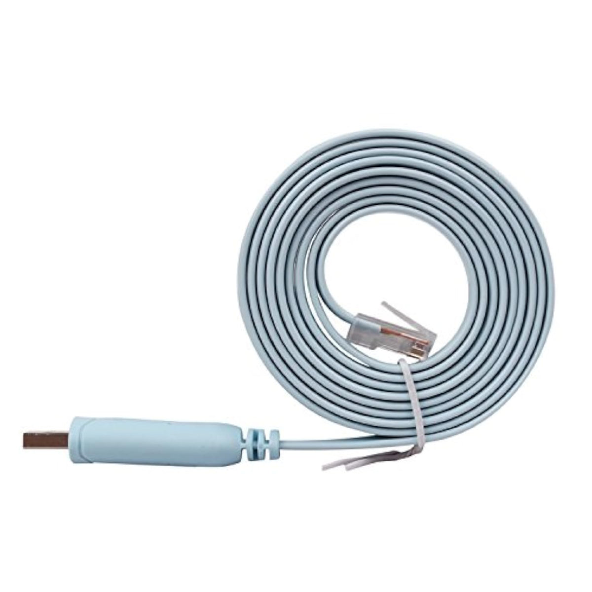 Cisco Compatible Console Cable, 6Ft, Ftdi Usb To Rj45 / Windows 7, 8 / Vista/Mac/Linux / Rs232 Switch Router (Type-A)