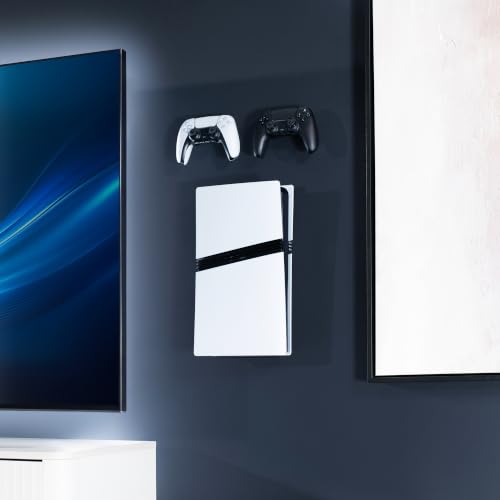 VIVO Steel Wall Mount Bracket Designed for PS5 Gaming Console, Vertical Display for PlayStation 5, Open Design, Black, MOUNT-PS5B