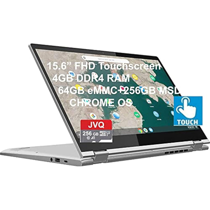 Lenovo Newest C340 15.6" FHD Touchscreen 2-in-1 Chromebook Laptop, Intel i3 CP