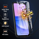 Galaxy A15 5G Phone Case,Magnetic Samsung Galaxy A15 5G Case For Magsafe With Tempered Glass Screen Protector,[Shockproof Military] Translucent Back Slim Bumper Cover Samsung A15 5G Case, Black