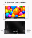 Portable Monitor, 15.6Inch Fhd 1080P Travel Monitor, Ultra-Thin, Usb-C Plug&Play, Built-In Speakers, Portable Screen For Laptop, Mac, Switch/Ps5, Travel&Office Assistant