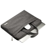 Laptop Bag For 13 Inch Macbook Air Pro M1 14 Inch Hp Laptop Case Cover Chromebook Pavilion X360 Stream 14" Asus Acer Lenovo 14In Computer Sleeve With Handle Waterproof Canvas Briefcase Black Grey