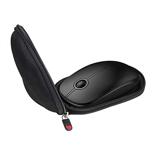 Hard Travel Case For Vssoplor/Jelly Comb 2.4G Slim Wireless Mouse (Only Case) (Pink)