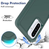 For Galaxy A36 5G Phone Case,[Military Grade Drop Tested] With Screen Protector,Dual Layer Protective Heavy Duty Cell Phone Cover Non-Slip Shockproof Rugged Case For Samsung Galaxy A36 5G (Dark Green)