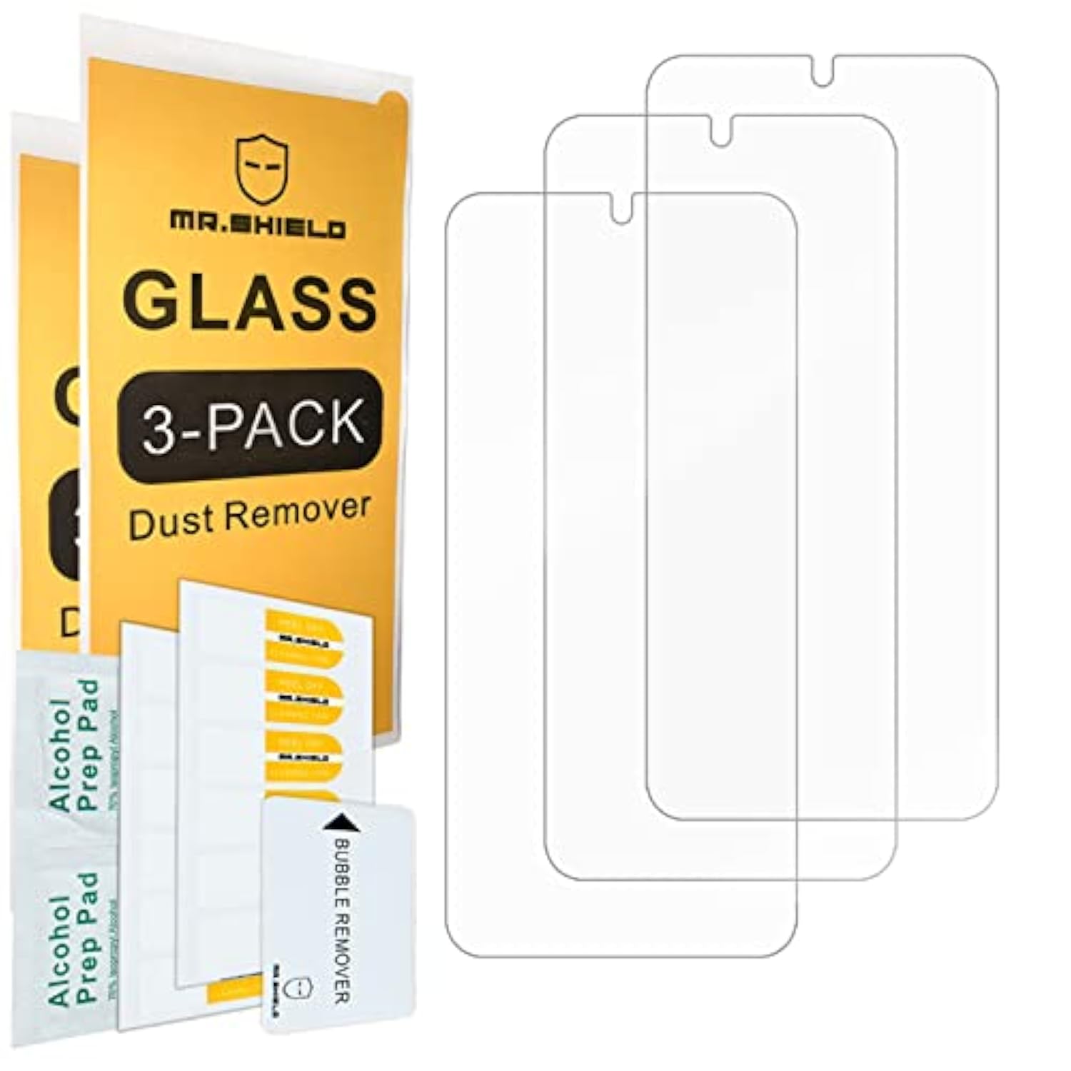 [3-Pack] Designed For Xiaomi 12T Pro/Xiaomi 12T 5G [Tempered Glass] [Japan Glass With 9H Hardness] Screen Protector