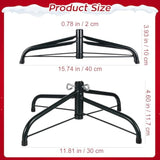 Christmas Tree Stand Christmas Tree Stand, Artificial Tree Holder Iron Metal Holder Base Bracket For Christmas Tree (40Cm)