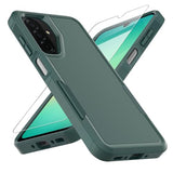 for Galaxy A17 5G Phone Case,[Military Grade Drop Tested] with Screen Protector, Dual Layer Protective Heavy Duty Cell Phone Cover Non-Slip