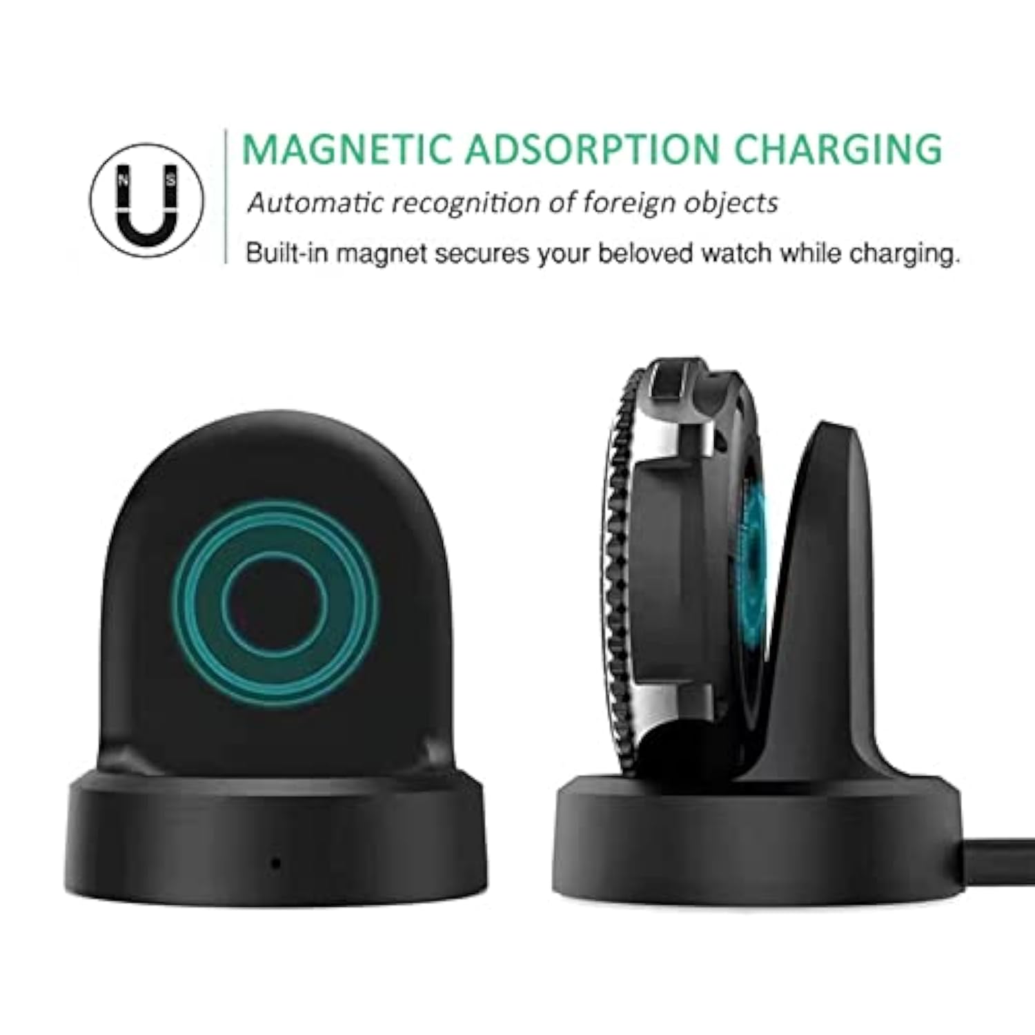 Wireless Qi Charging Cradle Dock for Samsung Gear S3 Classic/Frontier Smartwatch