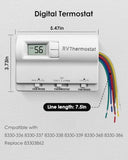83303862 Digital Thermostat, Rv Air Conditioner Thermostat Compatible With Coleman, Rv Wall Digital Thermostat With 3 Adjustment Modes, Temperature Adjustment From 37 To -1