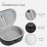 Geekria PRO Rugged Headphones Case Compatible with Beats Studio Pro/3/2, Hard Shell, Durable, Multi-Layer Protection Travel Carrying Bag (Black)