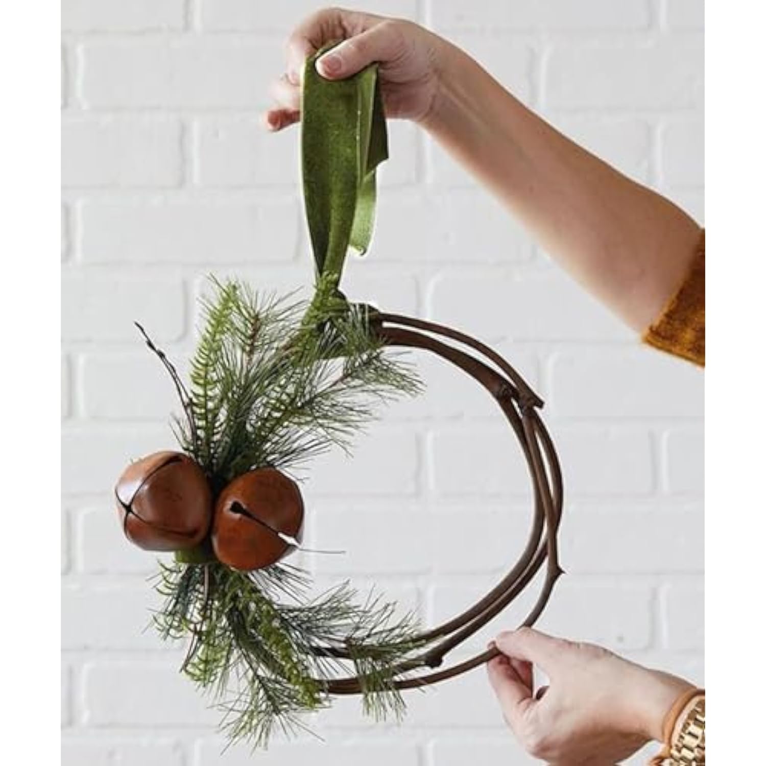 Olive Green Velvet Ribbon 1'' 25 Yards For Christmas Tree, Gift Wrapping, Flower Bouquet, Wreath Decorations, Bow Making