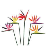 Artificial Flowers 6Pcs Bird Of Paradise 23" Permanent Flower,Strelitzia Tropical Imitation Plant Flower Bouquets For Office Home Party Decorations,Arrangement Potted Plants (Yellow)