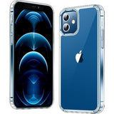 Iphone 12/12 Pro Case, [Not Yellowing] [Ultra Slim] Lightweight & Thin, Shockproof Protective, Screen & Camera Protection - Crystal Clear