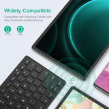 Bluetooth Keyboard For Samsung Galaxy Tab A11+/A9 Plus/S11/S10 Fe/S10+/S6 Lite And Other Android Tablet, Wireless Keyboard For Samsung Models/Windows/Pc/Phone, Lightweight, Ultra-Slim