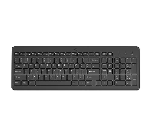 220 Wireless Keyboard - 2.4Ghz Connectivity W/Data Encryption - Low-Profile Chiclet Keys - Win/Mac - Laptop, Pc Compatible - Shortcut Keys & Num Pad - Led Num, Caps, & Scroll Lock (805T2Aa#Aba)