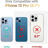 Wallet Case Compatible With Iphone 13 Pro 6.1",Slim Protective Case With Card Holder,Premium Pu Leather Kickstand Card Slots Case With 1 Screen Protective Glass For Iphone13Pro(6.1")-White