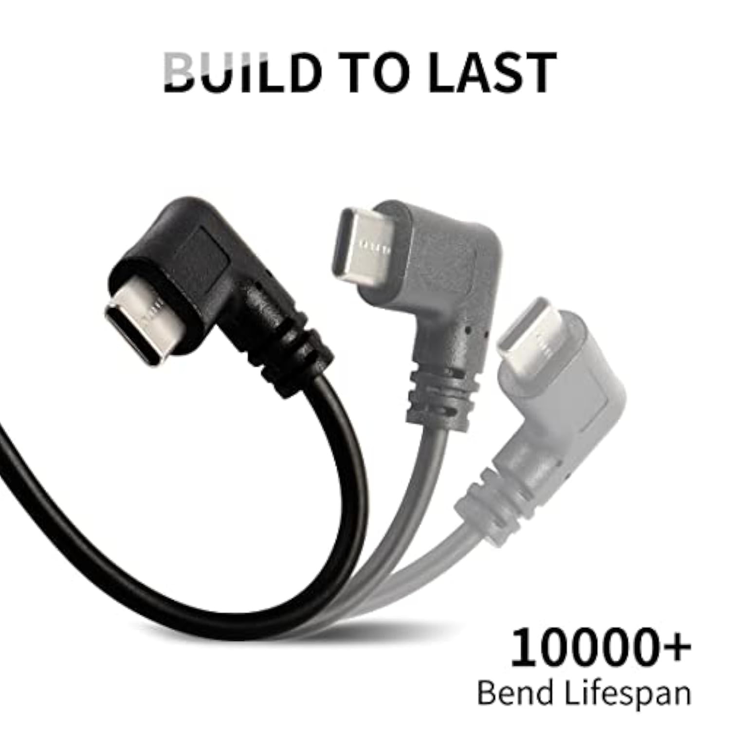Coiled Usb C Charging Cable Retractable Usb 2.0 To 90 Degree Type C Right Angl