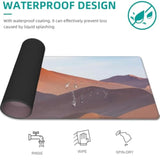 Charming Rabbit Gaming Mouse Pad, Large Cute Bunny & Floral Desk Mat For Keyboard Laptop Computer, Non-Slip Rubber Base Desktop Extended Mousepad For Office Home Accessories 31.5"×11.8"