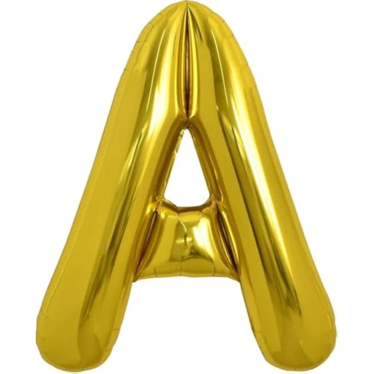40" large gold letter A foil balloon for birthday and anniversary party décor
