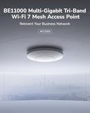 Be11000 Tri-Band Wi-Fi 7 Wireless Access Point, Wifi Ap, 1 X 10Gb Sfp+ Port, 2.5G Poe-In, App Control And Mesh, Poe/Dc Powered, Ap11000