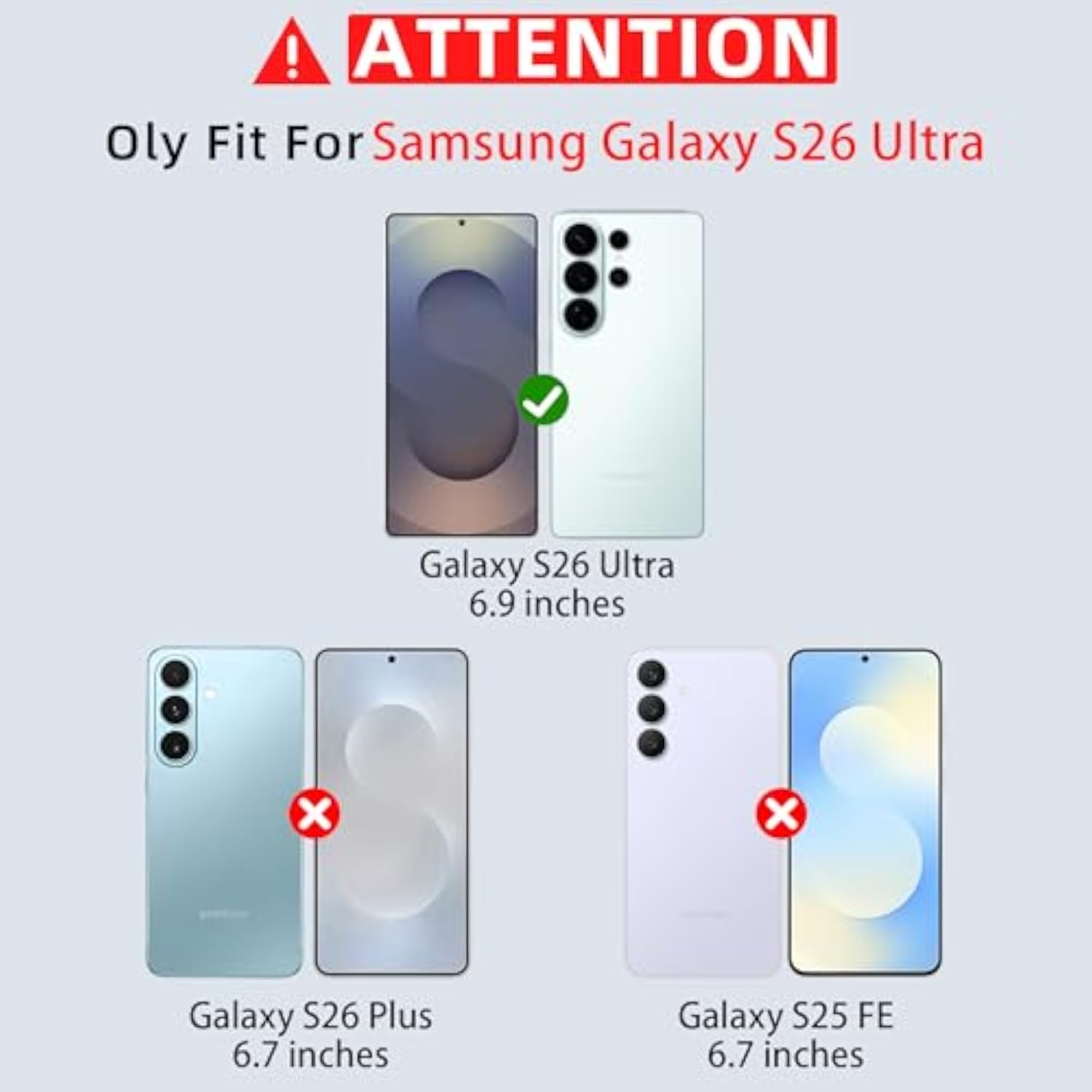 Samsung Galaxy S26 Ultra Case with Camera Lens Cover & HD Screen Protector 2 Pack, 10FT Military Grade Drop Protection Magnetic Ring Holder Kickstand Case for Galaxy S26 Ultra Blue
