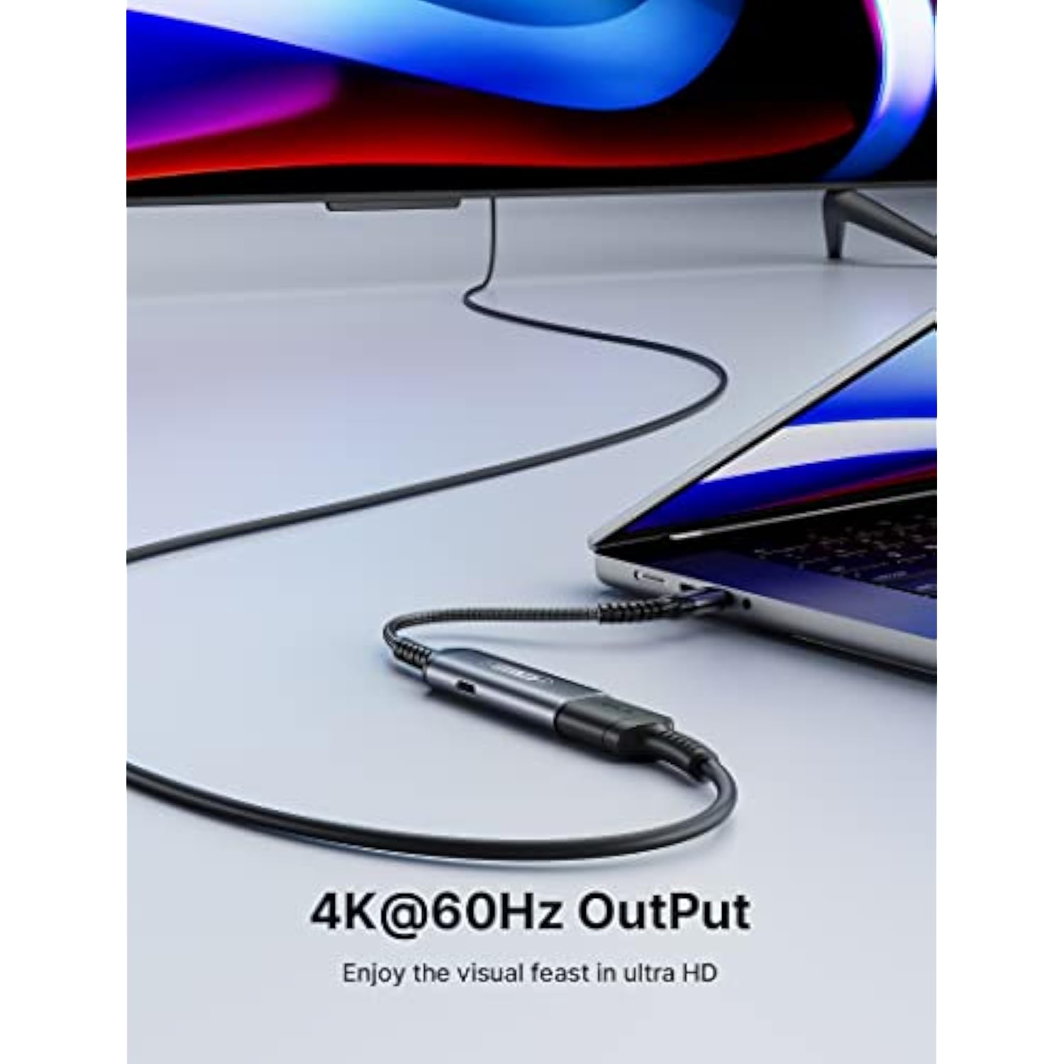 Usb-C To Digital Av Adapter, 2-In-1 Usb C To Hdmi With Pd Charger, 4K@30Hz 100