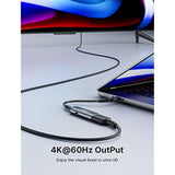 Usb-C To Digital Av Adapter, 2-In-1 Usb C To Hdmi With Pd Charger, 4K@30Hz 100