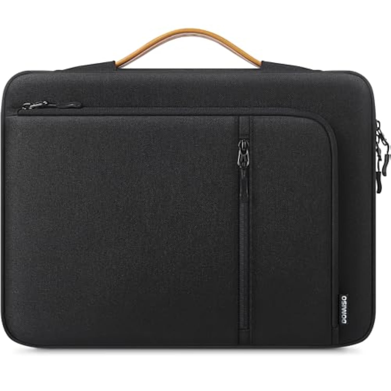 14 Inch Laptop Sleeve For Macbook Pro 14 Air Shockproof & Waterproof Case With Handle & Pockets Fits Dell Xps 14, Hp Spectre, Asus Zenbook, Black