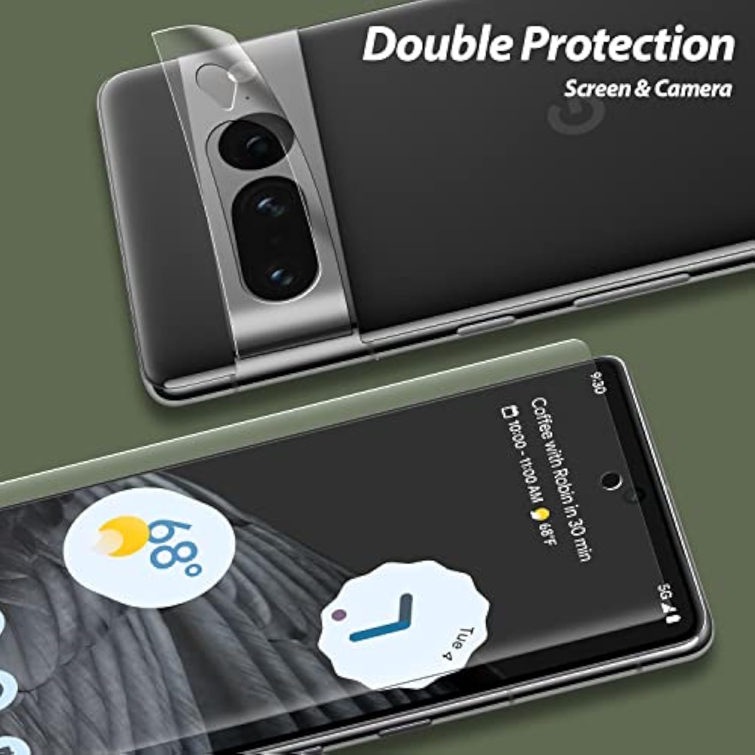 [2 1 Cam Package+ Uv Lamp] Whitestone Screen Protector For Google Pixel 7 Pro - 2Pack