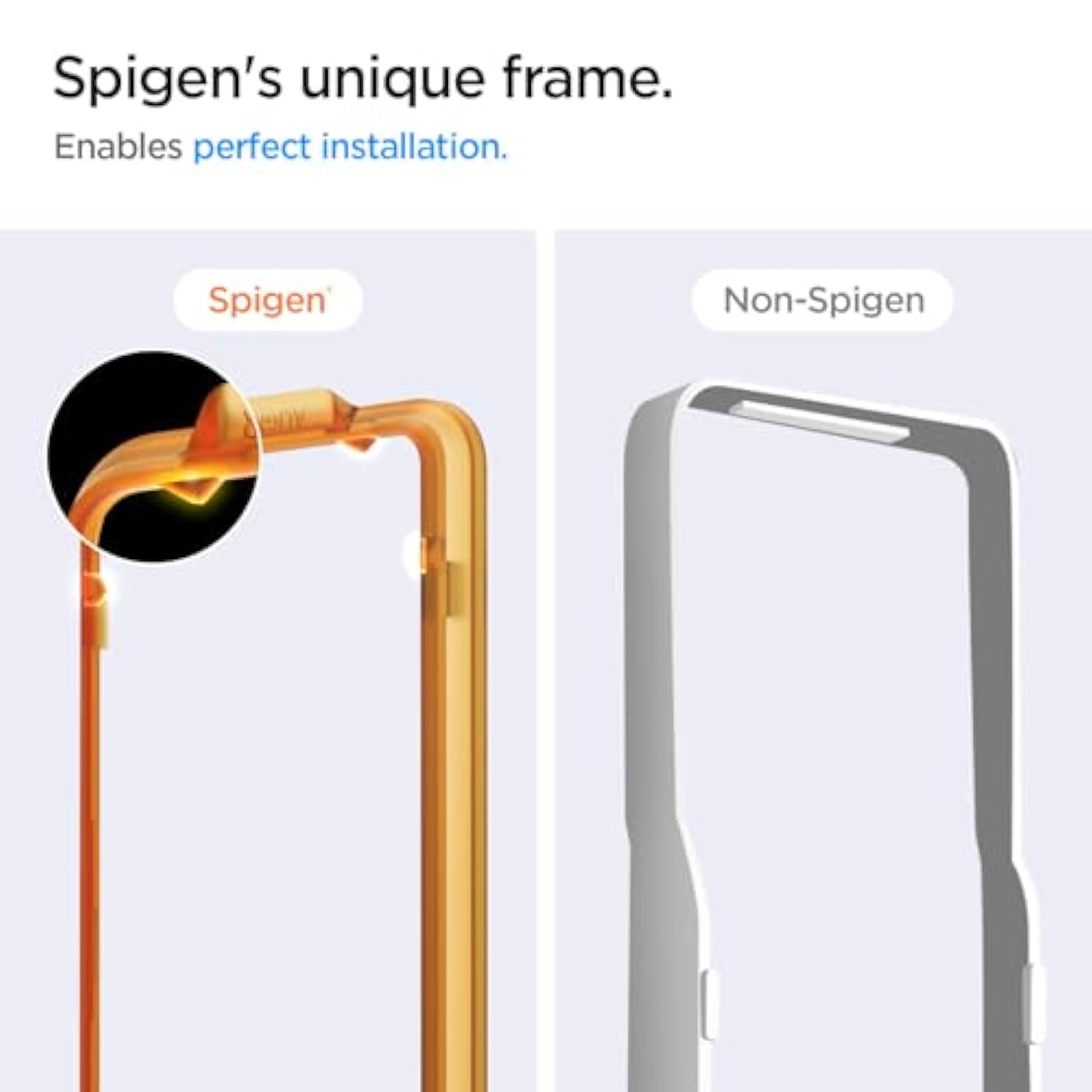 Spigen Tempered Glass Screen Protector [GlasTR AlignMaster] Designed for Pixel 8a [Case Friendly] - 2 Pack…