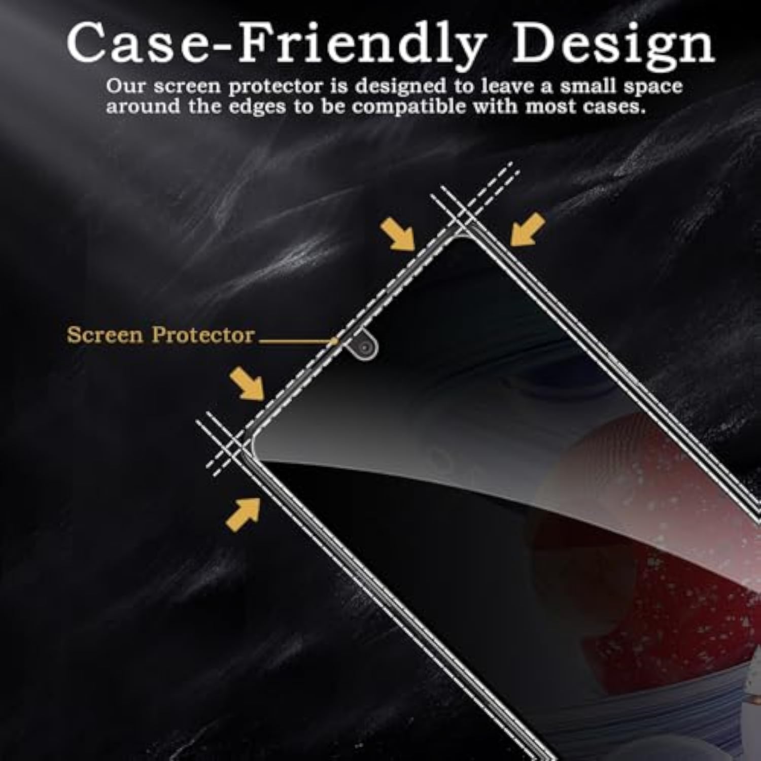Privacy Screen Protector For Lg Stylo 6 5G, Shatterproof Tempered Glass Accessories, Anti Spy Tempered Glass Film, Case Friendly Ultra Resistant 9H Hardness Anti-Glare Hd Black -3 Pack