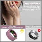 Ring Cover For Oura Ring Gen 4/ Gen 3, Anti-Scratch Elastic Silicone Oura Ring Case Protector For Men Women Working Out Gym