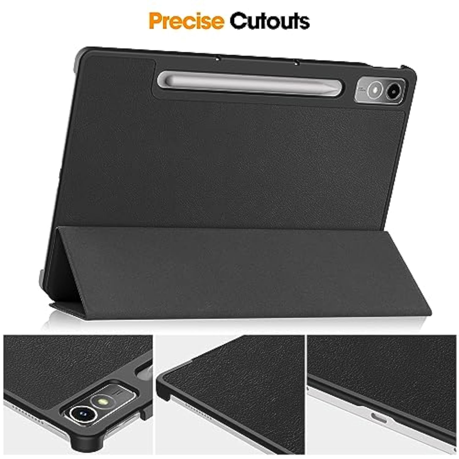 Case For Lenovo Tab P12 12.7 Inch 2023, Folding Folio Ultra-Thin Smart Pu Leat