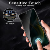 Privacy Screen Protector For Motorola Moto G 5G 2025, Shatterproof Tempered Glass Accessories, Anti Spy Tempered Glass Film, Case Friendly Ultra Resistant 9H Hardness Anti-Glare Hd Black -3 Pack