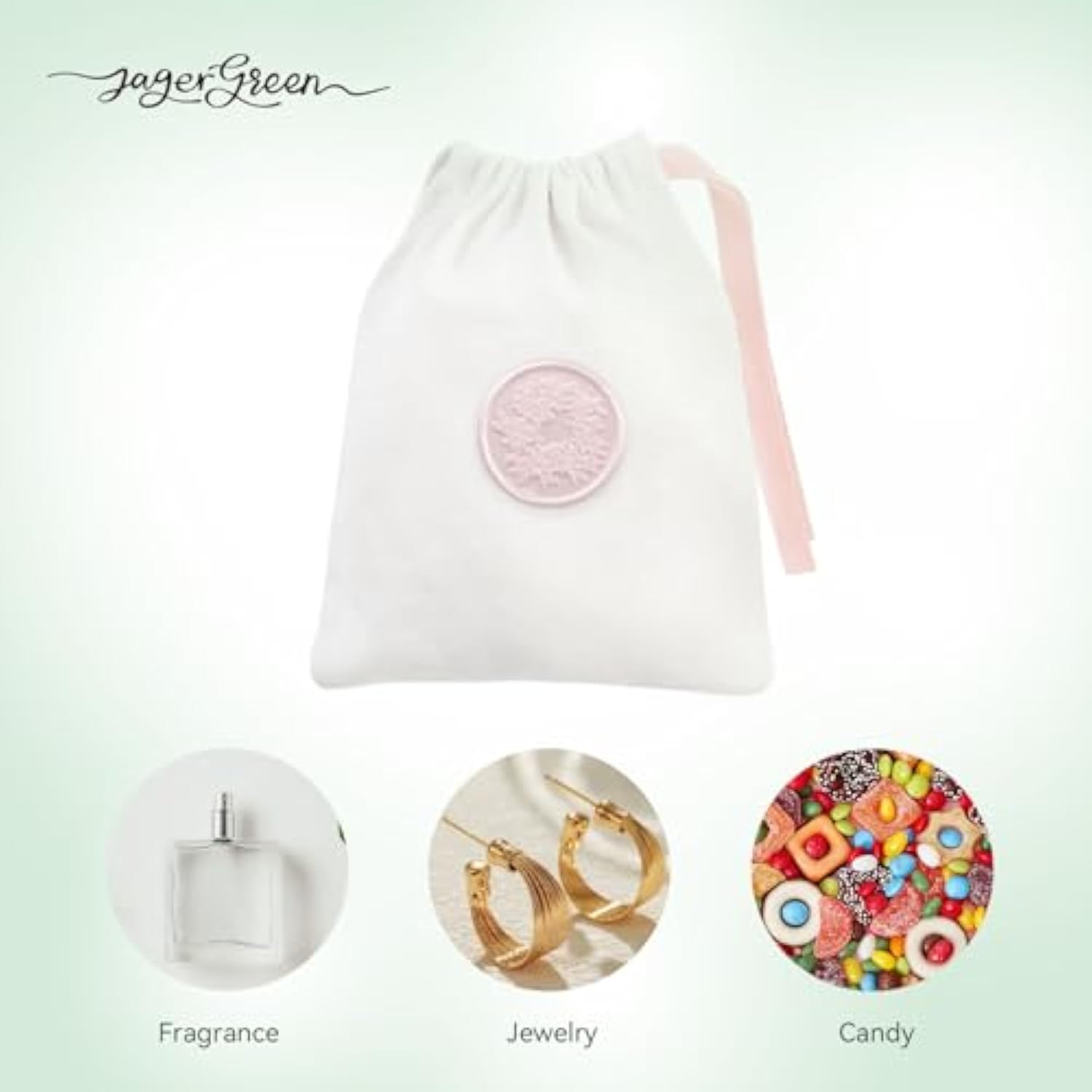White Gift Bag With Pink Drawstring, 5.2X6.5 Inches 10 Pcs Drawstring Gift Bags With Stickers For Party, Wedding Favor, Christmas, Birthday, Candy, Bridal Shower, Craft Wrapping Supplies