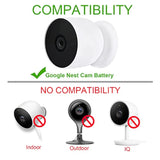 Power Cord For Google Nest Cam (Battery) Only, Weatherproof Charging Cable - 6 Ft [2-Pack]