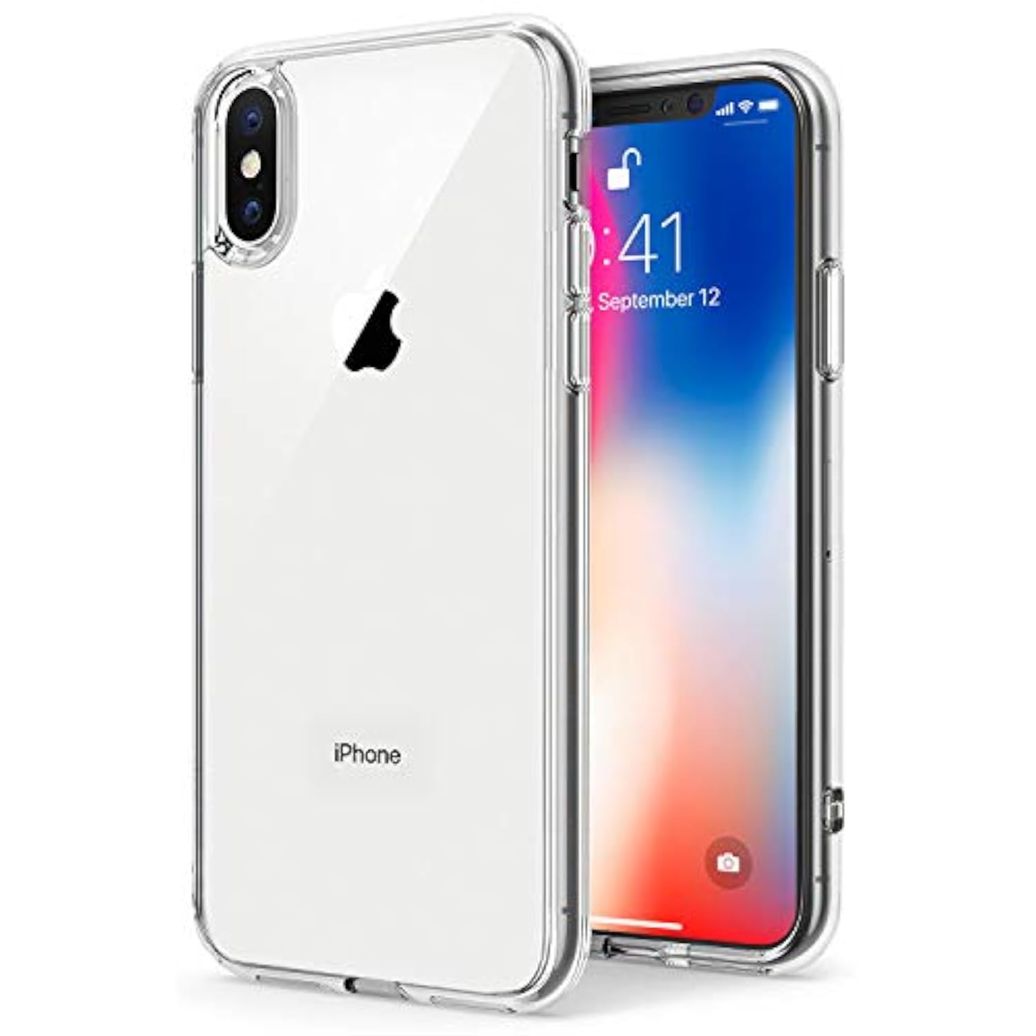 Clear Shockproof Protective Bumper Slim Case for iPhone X & iPhone Xs 5.8 Inch