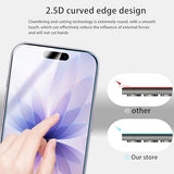 Anti Blue Light Screen Protector For iPhone 17 Tempered Glass Film 2-Pack with Camera Lens Protector 2-Pack Easy Alignment Tool
